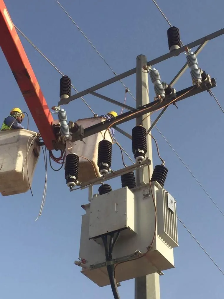 Medium-voltage line installation and maintenance